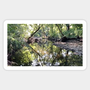 Creek Scenery Landscape Photograph of Beautiful Indian Creek Sticker